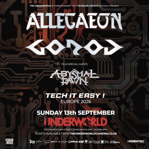 ALLEGAEON x GOROD at The Underworld - London — event image